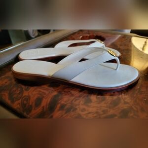 Tory Burch leather thong flip flop